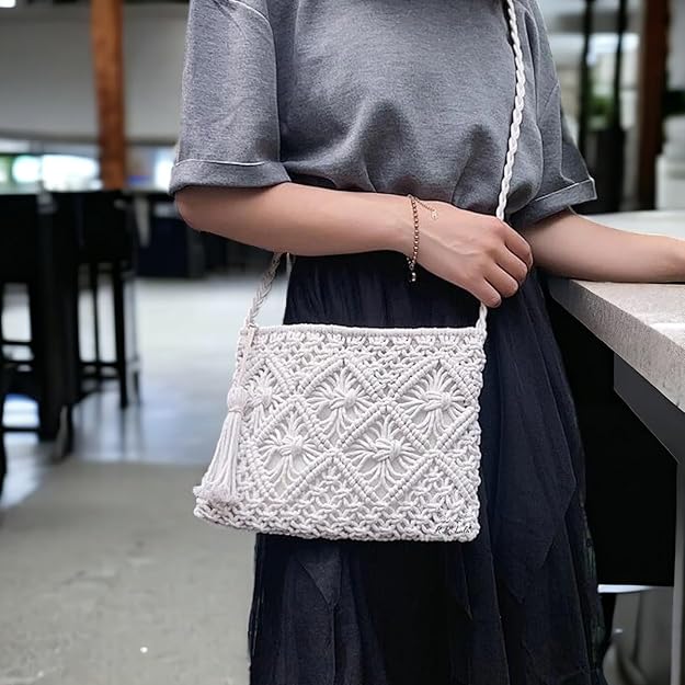Handmade Macrame Slingbag For Women - Leechoo